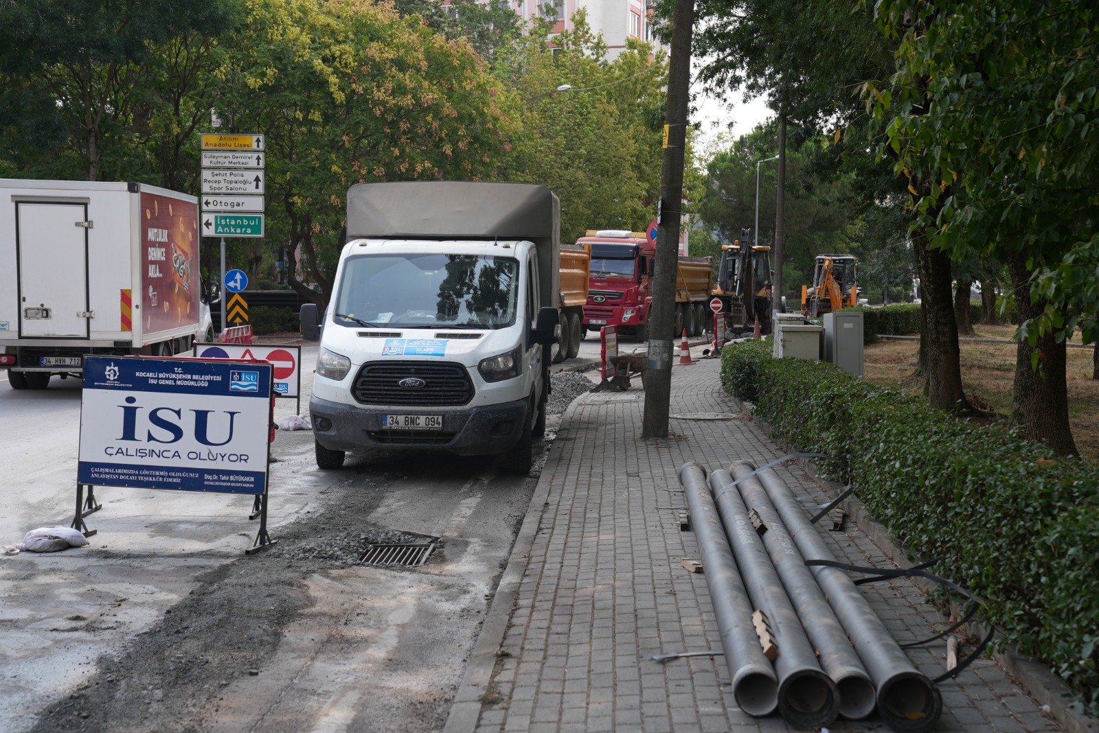 İSU’DAN YAHYAKAPTAN’DA ALTYAPI HAMLESİ