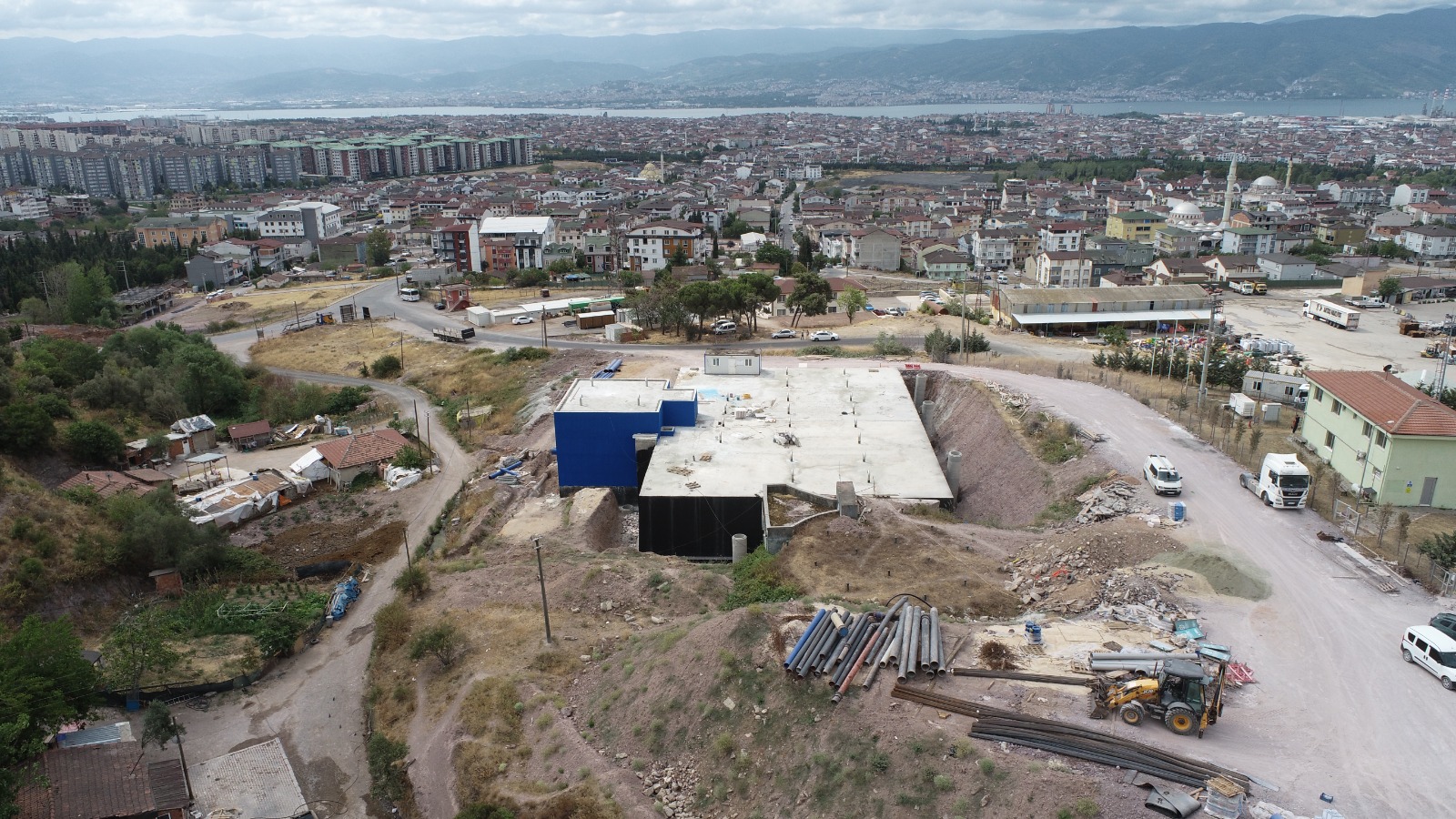 İSU, KÖRFEZ’DE 5.000 TONLUK DEPOYU TAMAMLADI, İKİ YENİ DEPO DAHA İNŞA EDİYOR
