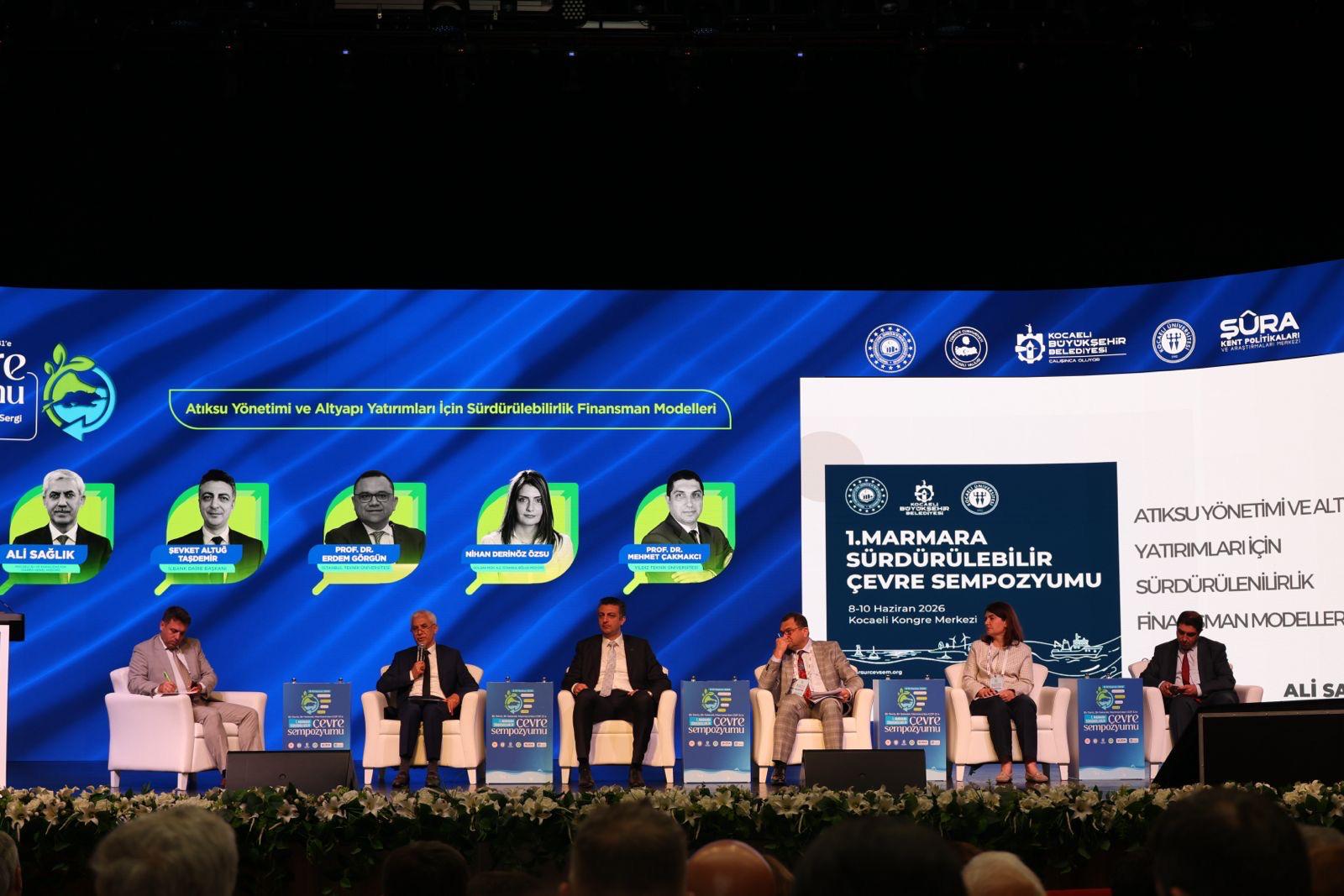 İSU SÜRDÜRÜLEBİLİR FİNANSMAN VİZYONUNU  MARMARA ÇEVRE SEMPOZYUMU’NDA PAYLAŞTI