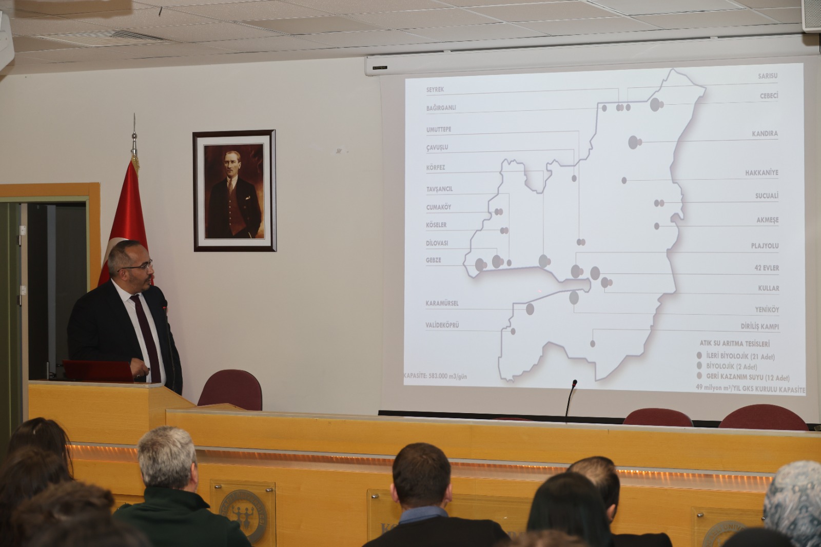 İSU’DAN KOÜ’DE ATIK SU VE GERİ KAZANIM SEMİNERİ