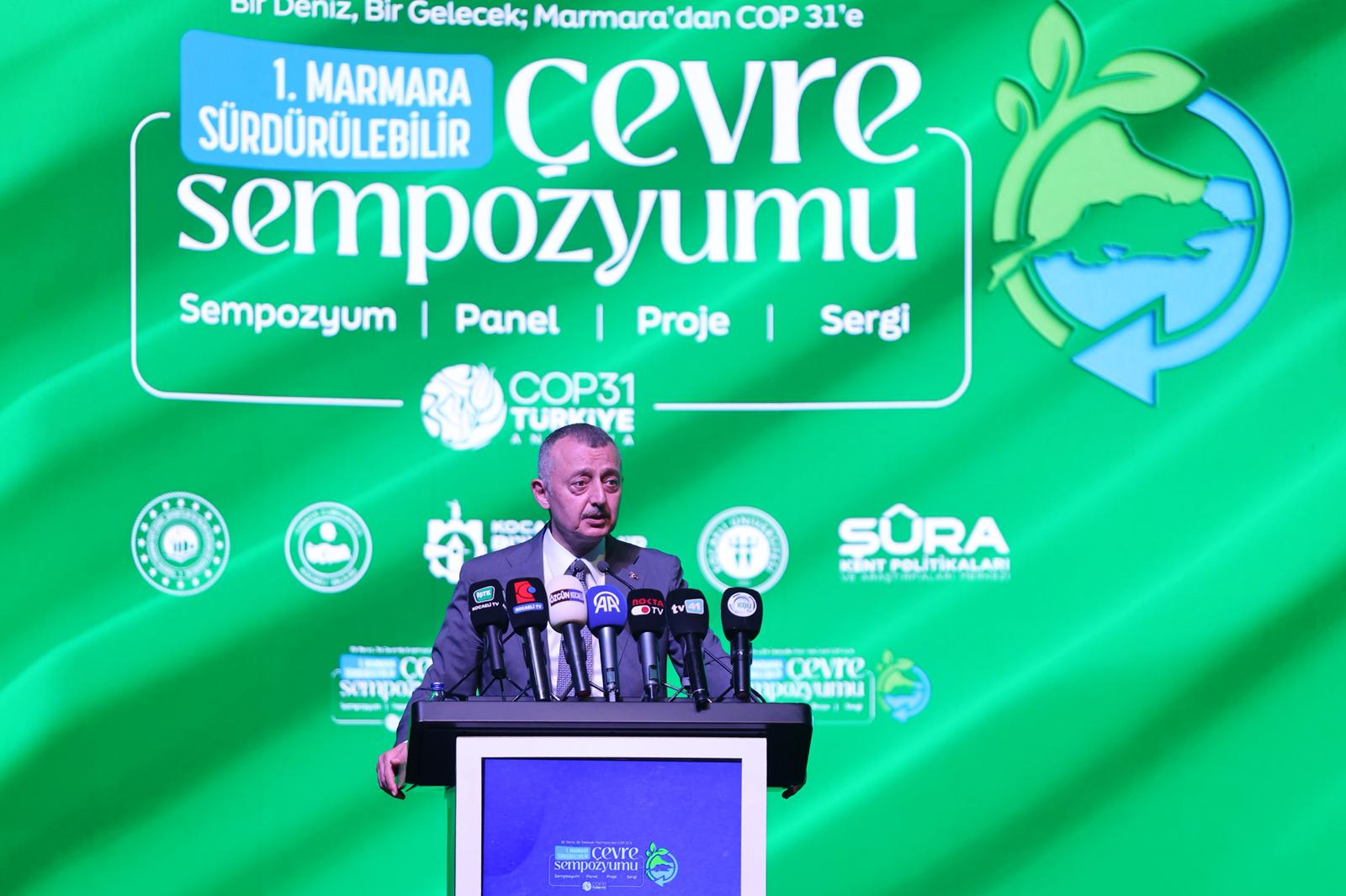 BAŞKAN BÜYÜKAKIN: “MARMARA İÇİN HERKES ELİNİ TAŞIN ALTINA KOYMALI”