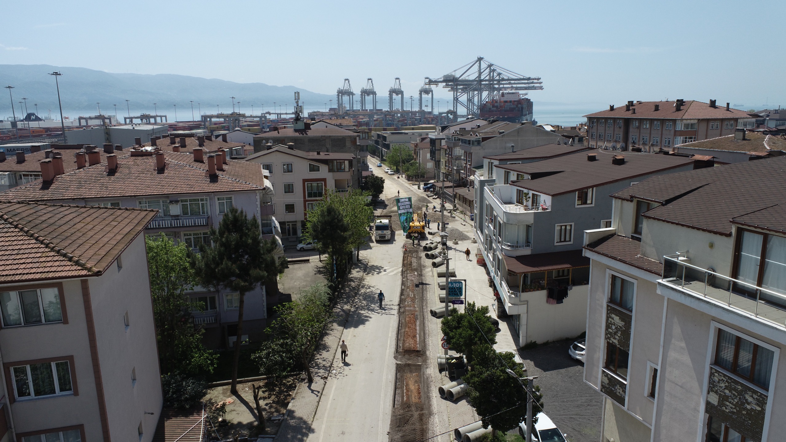 KÖRFEZ MİMAR SİNAN MAHALLESİ’NDE ALTYAPI ÇALIŞMALARINDA SONA YAKLAŞILDI