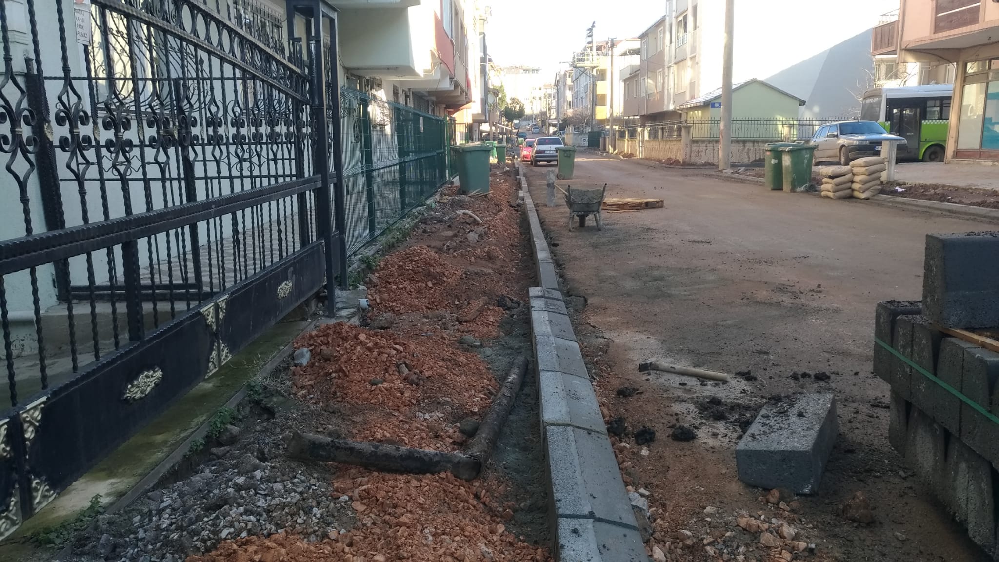 KAR SONRASI ALTYAPI VE ÜSTYAPI ÇALIŞMALARI BAŞLADI