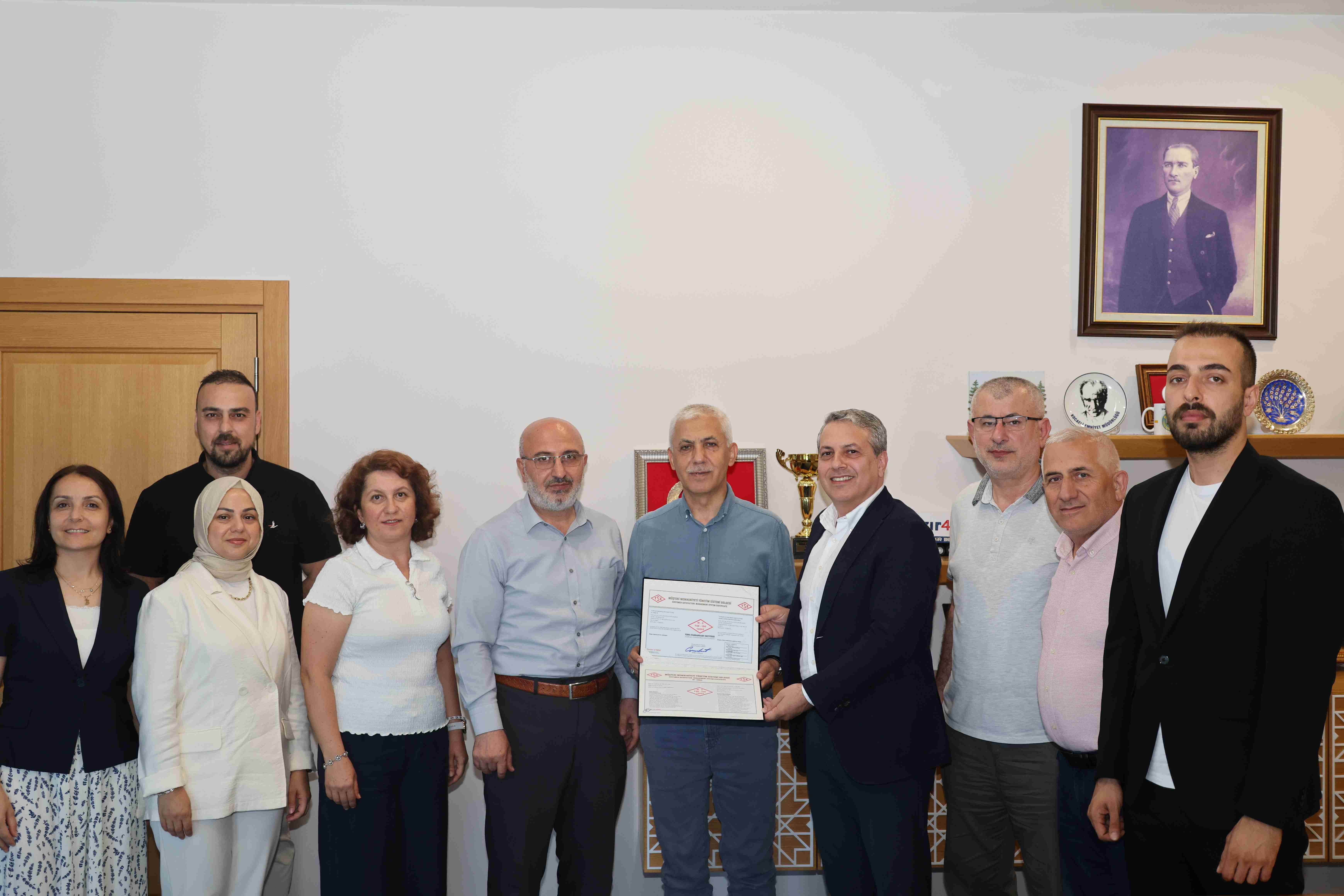 İSU’NUN VATANDAŞ MEMNUNİYETİ YÖNETİMİ TESCİLLENDİ