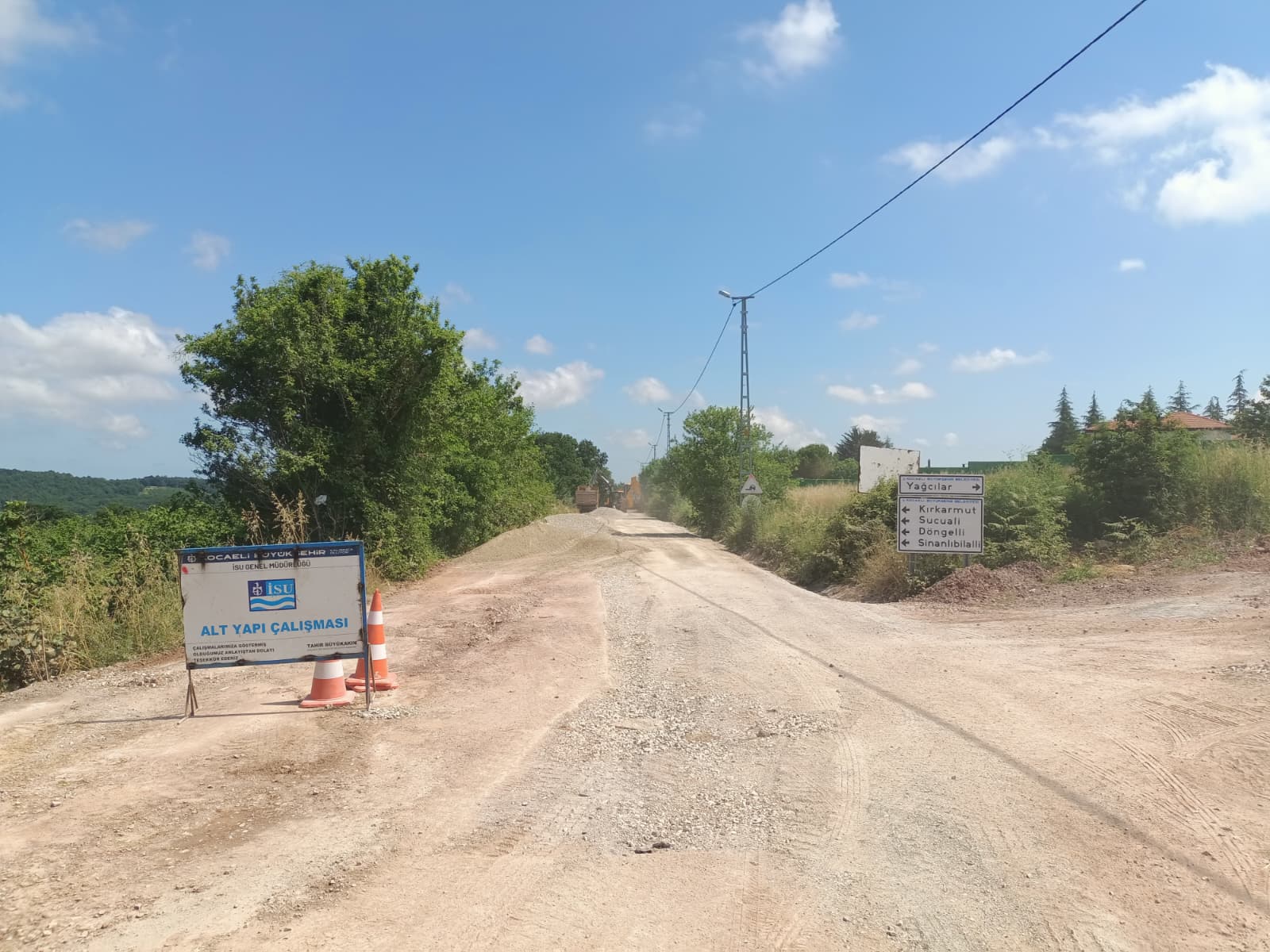  KANDIRA’DA 9 MAHALLEDE 31,7 KİLOMETRELİK ALTYAPI ÇALIŞMASINDA SONA GELİNDİ